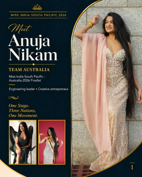 Anuja Nikam, Team Australia, official contestant profile cover