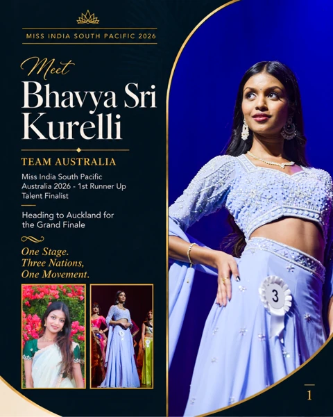 Bhavya Sri Kurelli, Team Australia, official contestant profile cover