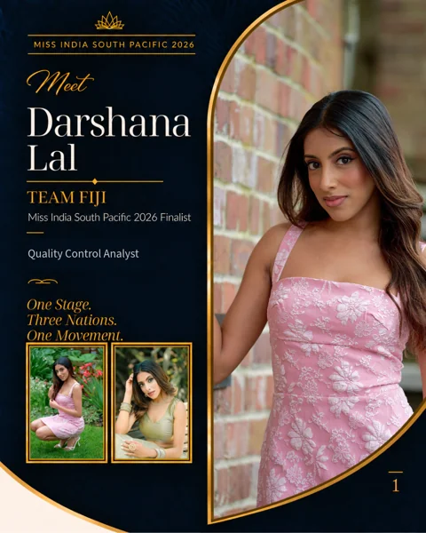 Darshana Lal, Team Fiji, official contestant profile cover