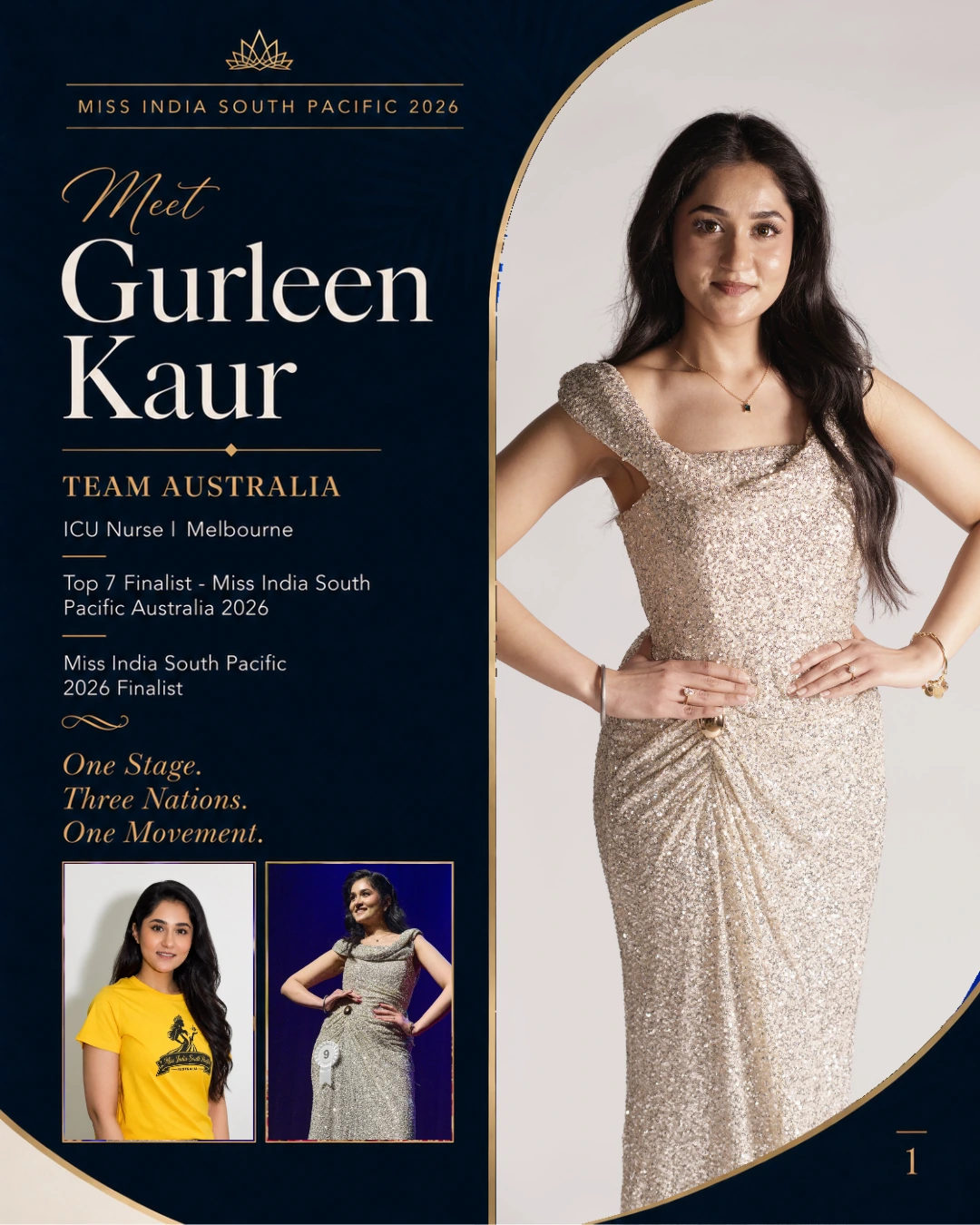 Gurleen Kaur, official profile slide 1 of 5