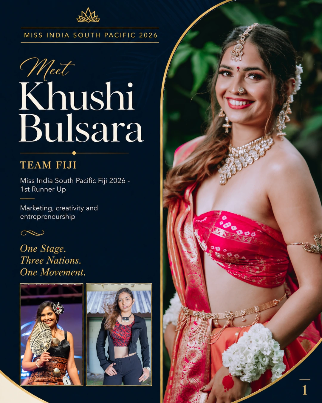 Khushi Bulsara, official profile slide 1 of 5