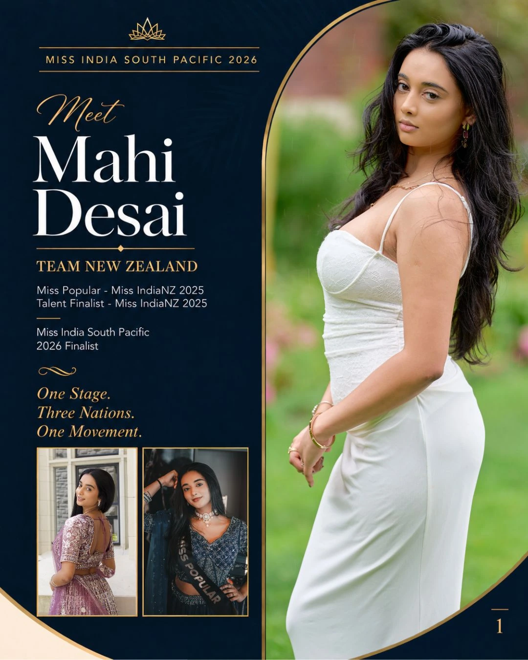 Mahi Desai, official profile slide 1 of 5