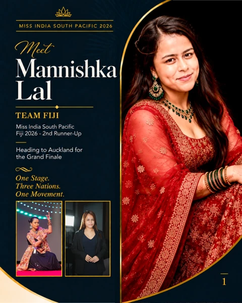 Mannishka Shannon Lal, Team Fiji, official contestant profile cover