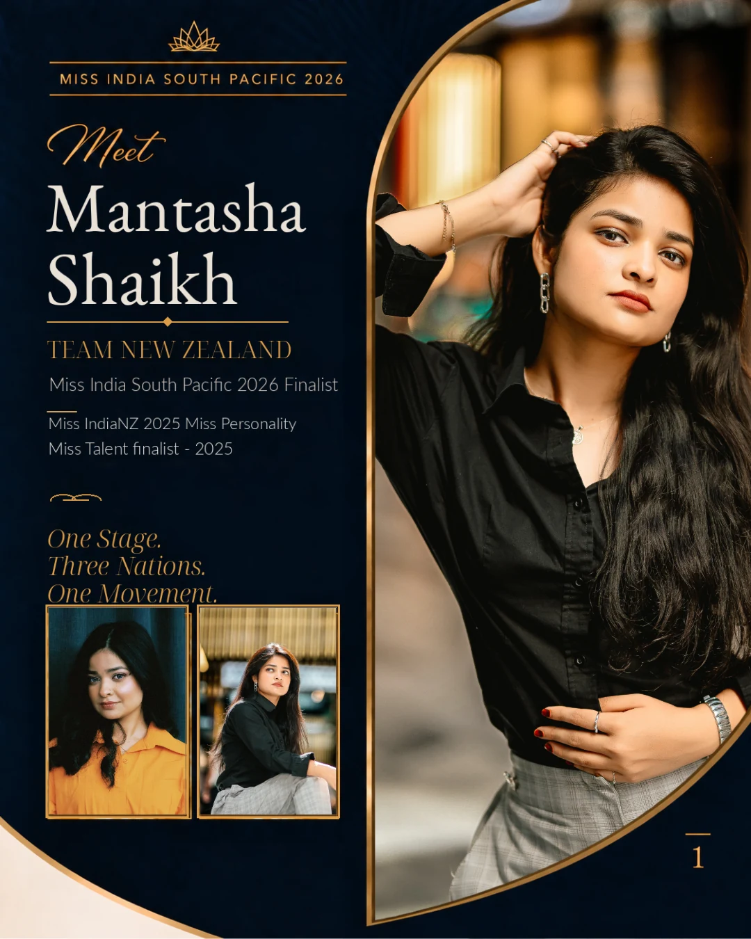 Mantasha Shaikh, official profile slide 1 of 5