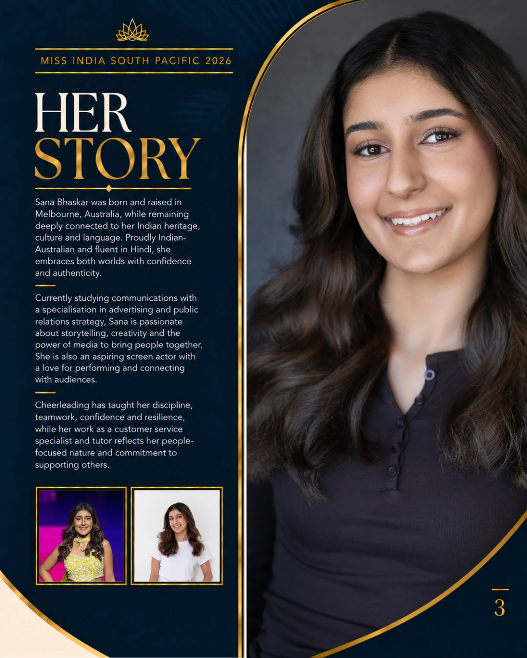 Sana Bhaskar, official profile slide 3 of 5
