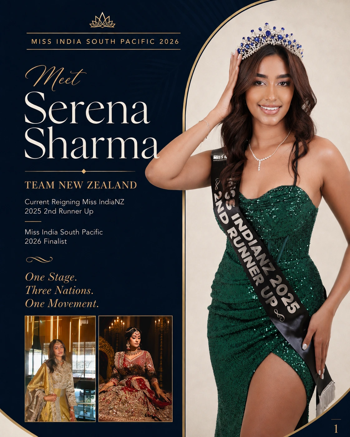 Serena Sharma, official profile slide 1 of 5