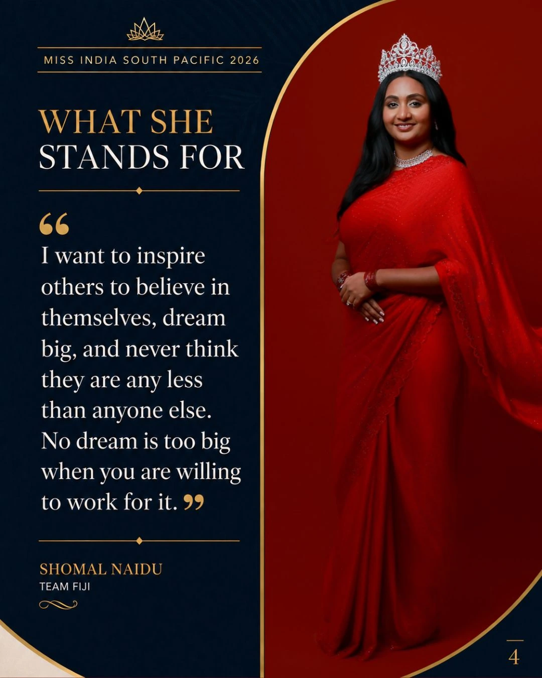 Shomal Naidu, official profile slide 2 of 5